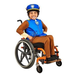 Kids Chase Paw Patrol Costume Wheelchair Friendly Halloween Rubies 3-4T NEW